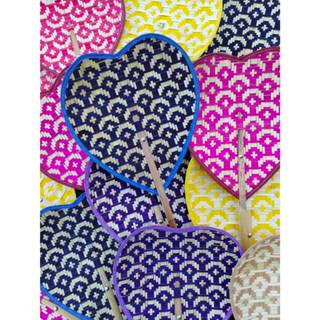 พัดสานไม้ไผ่ 