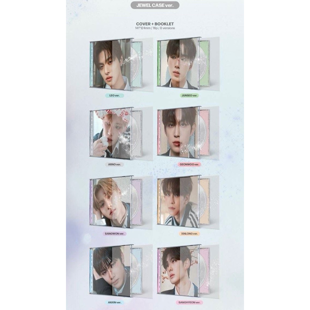 PRE- (Set 8 บั้ม) : Alpha Drive One 1st Mini Album🏎️ (JEWEL CASE ver.)