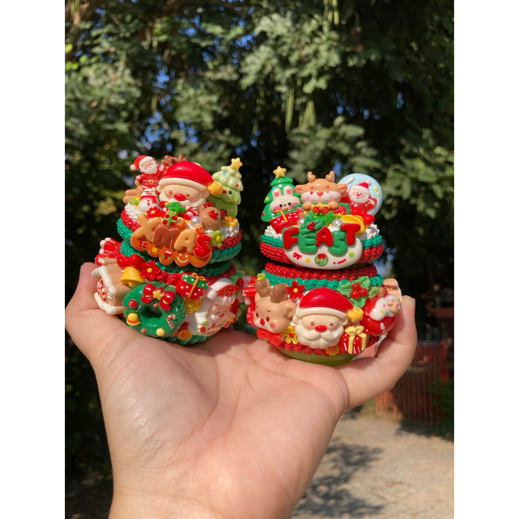 chritmas ลายคริสต์มาส #การ์ตูนจะเปลี่ยนไปเรื่อยนะคะ อาจไม่เหมือนตามแบบ รองานแห้งไม่เกิน 7 วันค่ะ