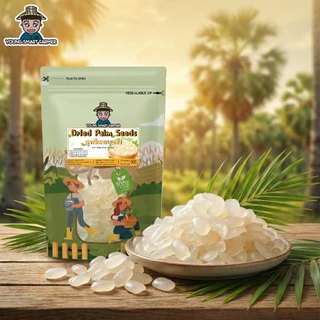 ลูกชิดอบแห้ง ไม่น้ำตาล รสธรรมชาติ เกรด AAA 500 g (Dried Palm Seeds)