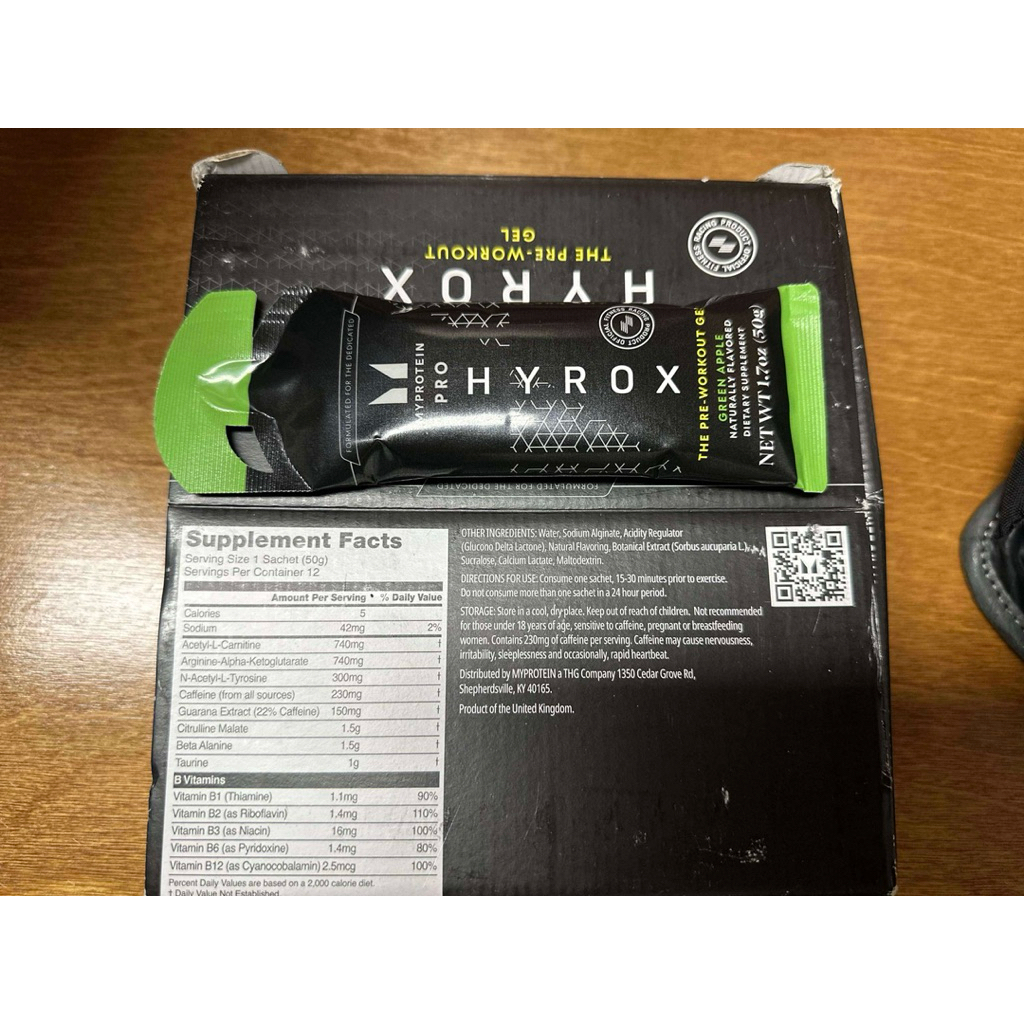 (พร้อมส่งจากไทย) MyProtein PRO x HYROX The Energy Gel