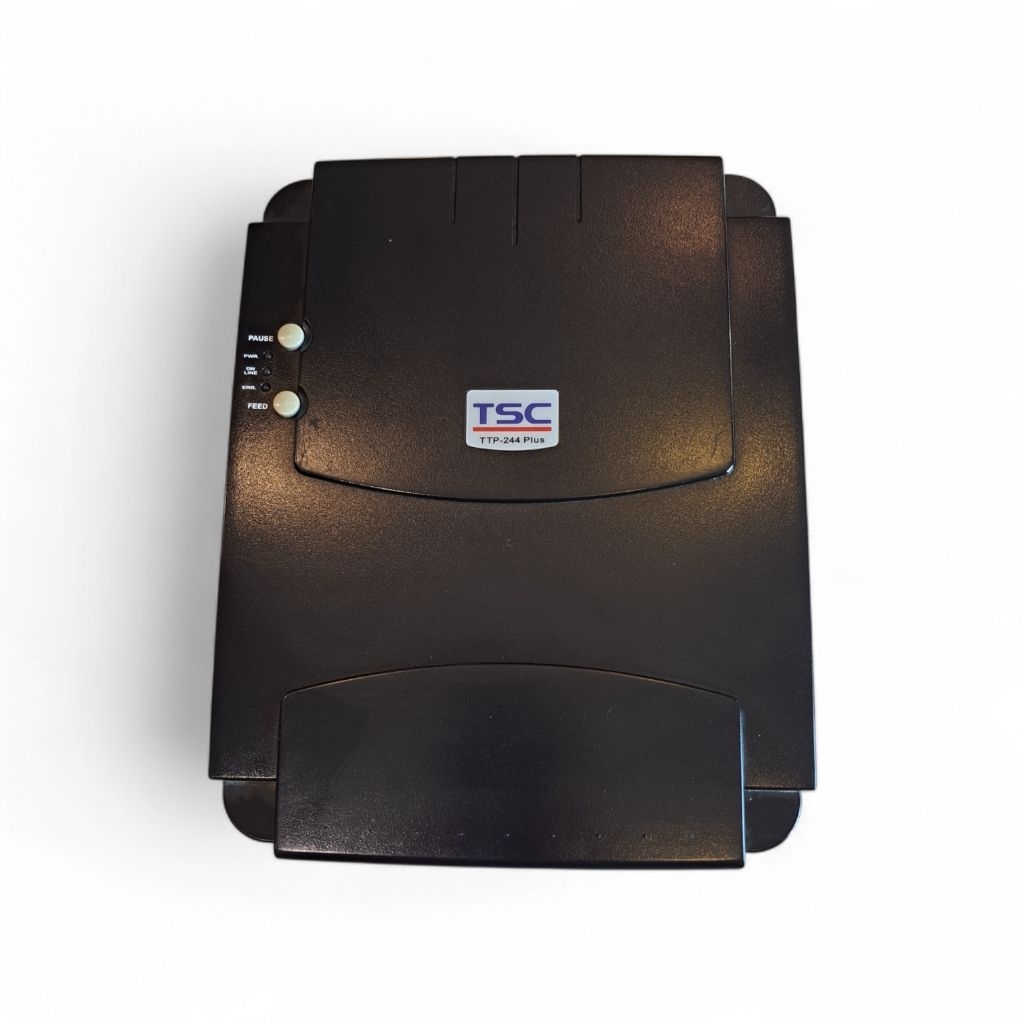 เครืองพิมพ์บาร์โค้ด TSC TTP244PLUS(USB) มือสองใช้งานได้ปรกติริบบ่อนเต็มม้วน