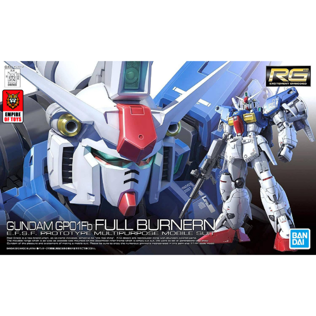[พร้อมส่ง] Bandai RG (1/144) RX-78GP01Fb Gundam GP01 Full-Burnern