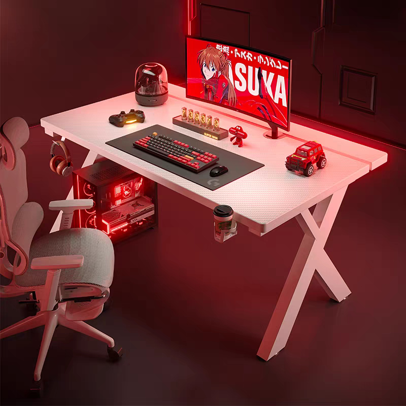 FMD โต๊ะคอมพิวเตอร์ โต๊ะเกมมิ่ง โต๊ะทำงาน/โต๊ะอ่านหนังสือ ทำจากคาร์บอนไฟเบอร์