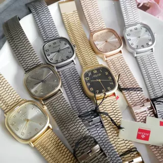 JULIUS JA-1403 นาฬิกาข้อมือผู้หญิง สายสแตนเลส กันน้ำ Quartz นาฬิกาแฟชั่นผู้หญิง พร้อมกล่อง