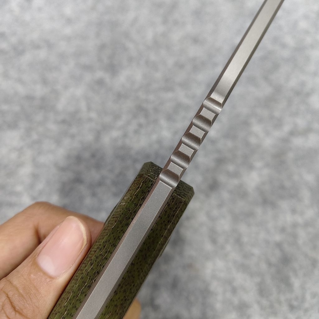 Sitivien ST26 แบรนด์แท้ มีดใบตาย Full Tang เหล็ก N690 พรีเมียม พร้อมซอง Kydex - รูปที่ 7