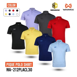 WARRIX เสื้อโปโล PIQUE WA-212PLACL30 เนื้อผ้าใส่สบาย