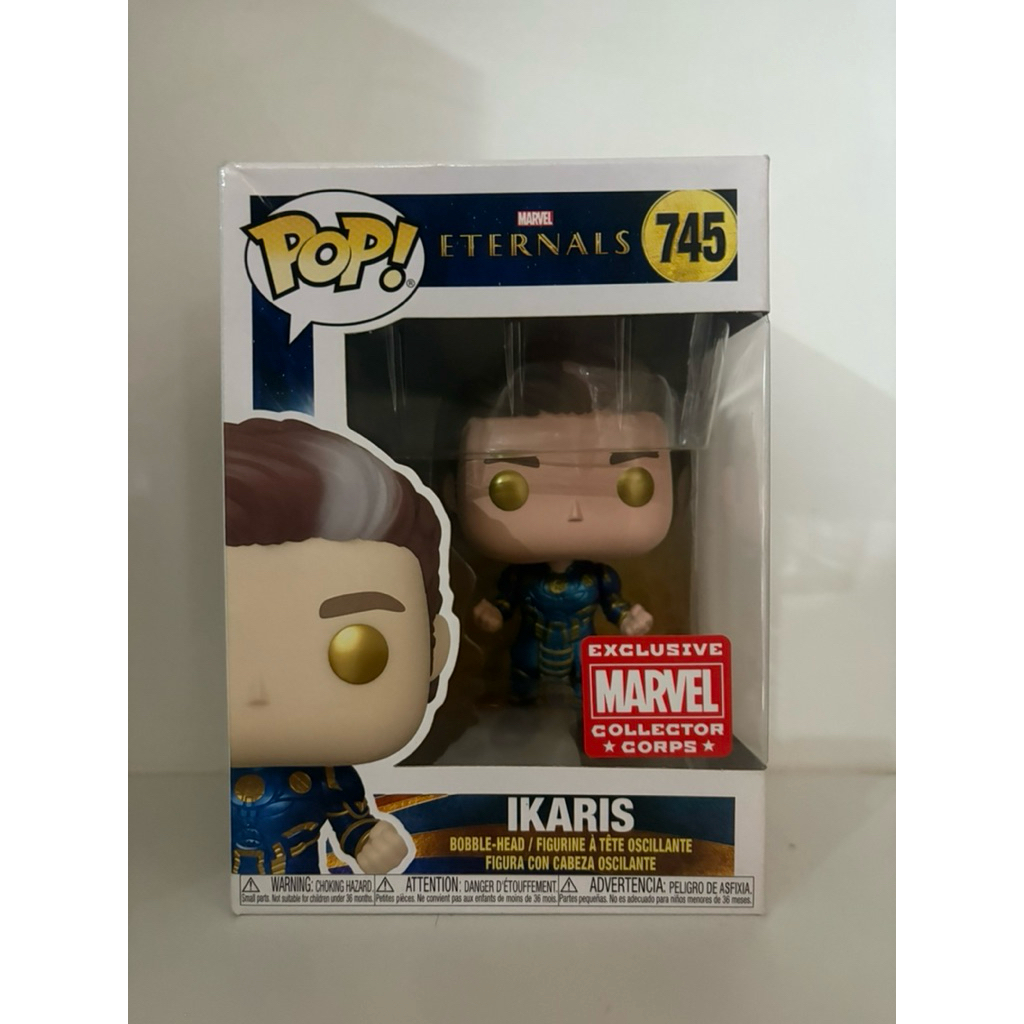 Funko Pop Ikaris The Eternals Marvel Collector Corps Exclusive 745 กล่องมีรอยยับ