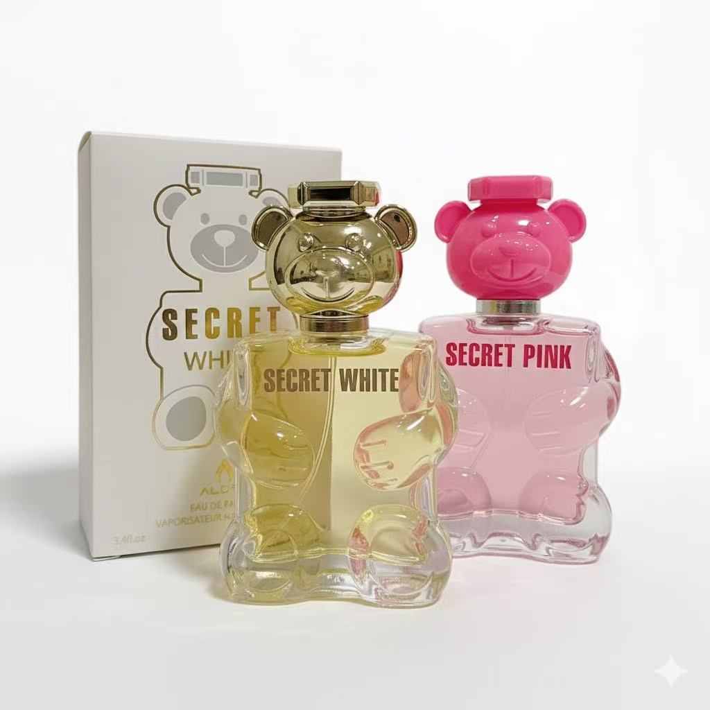 โปรคู่2ขวดALORA SECRET WHITE 100ML น้ำหอมแป้งเด็ก น้ำหอมผู้หญิง กลิ่นน่ารักใสใสหอมละมุนอบอุ่น -3259