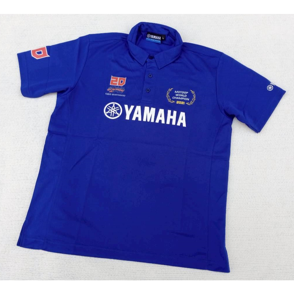 YAMAHA เสื้อโปโล ยามาฮ่า เรซซิ่ง Fabio Quartararo El Diablo ของแท้ศูนย์ Genuine MOTOR SPORT POLO-SHIRT ใหม่มือ1