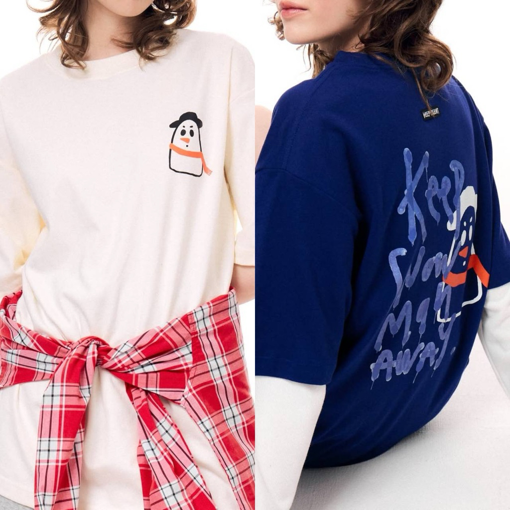 (พร้อมส่ง) เสื้อยืด Keep Snowman Keep Silent #ออม ของแท้100% สินค้ามือ1