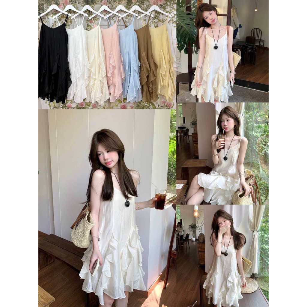 LILY งานนำเข้า มินิเดรส หวานๆแซ่บๆสวยตรงปก ดีเทลน่ารัก เดรสใส่เที่ยว/ใส่ทำงาน/ใส่ออกงาน เดรสสวยๆ เดรส เดรสน่ารักๆ