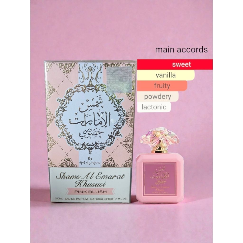แท้💯Pink Blush Edp  by Shams Al Emarat 100ml