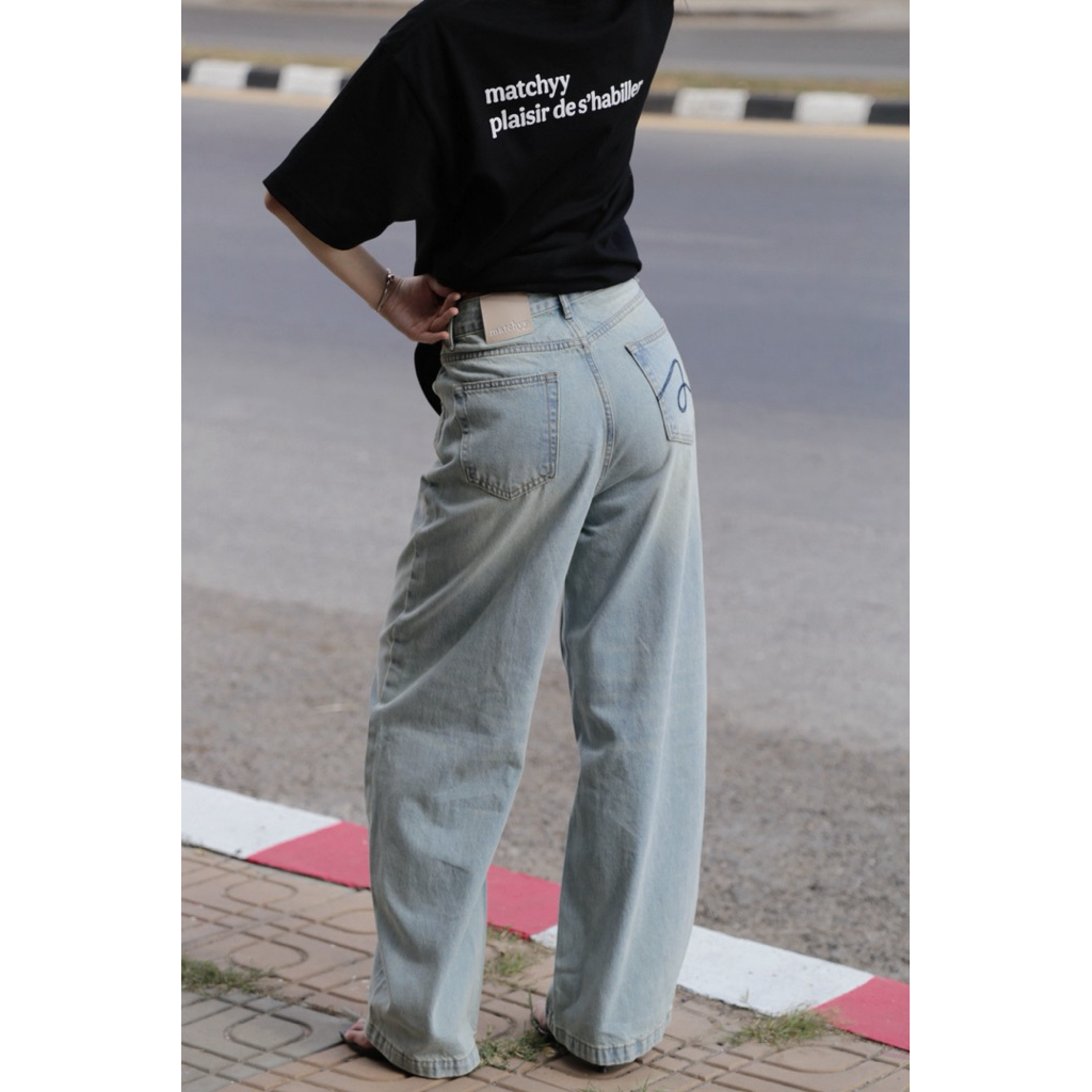 Pants : Ease Curve Jeans #mach200  กางเกงยีนส์เอวสูง ทรงบาร์เรล
