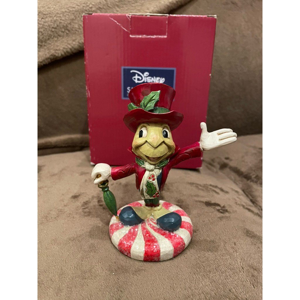 [พร้อมส่ง] JIM SHORE DISNEY TRADITIONS - JIMINY CRICKET SUGAR COAT - JOLLY JIMINY