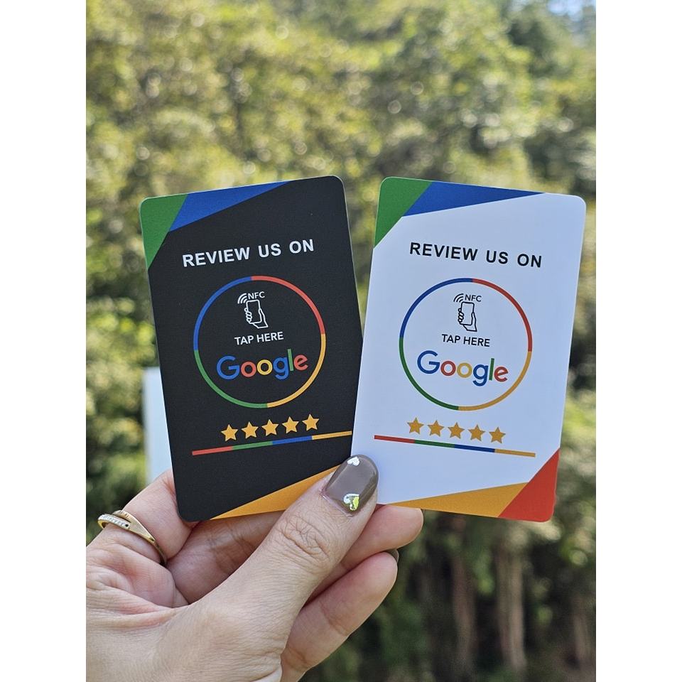 NFC Google Review การ์ดป้าย NFC การ์ดป้ายรีวิว NFC  การ์ด