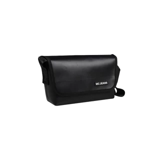 Mc JEANS (แม็คยีนส์) กระเป๋าสะพายข้างผู้ชาย กระเป๋าผ้าใบ Crossbody Bag สีดำ M02Z093