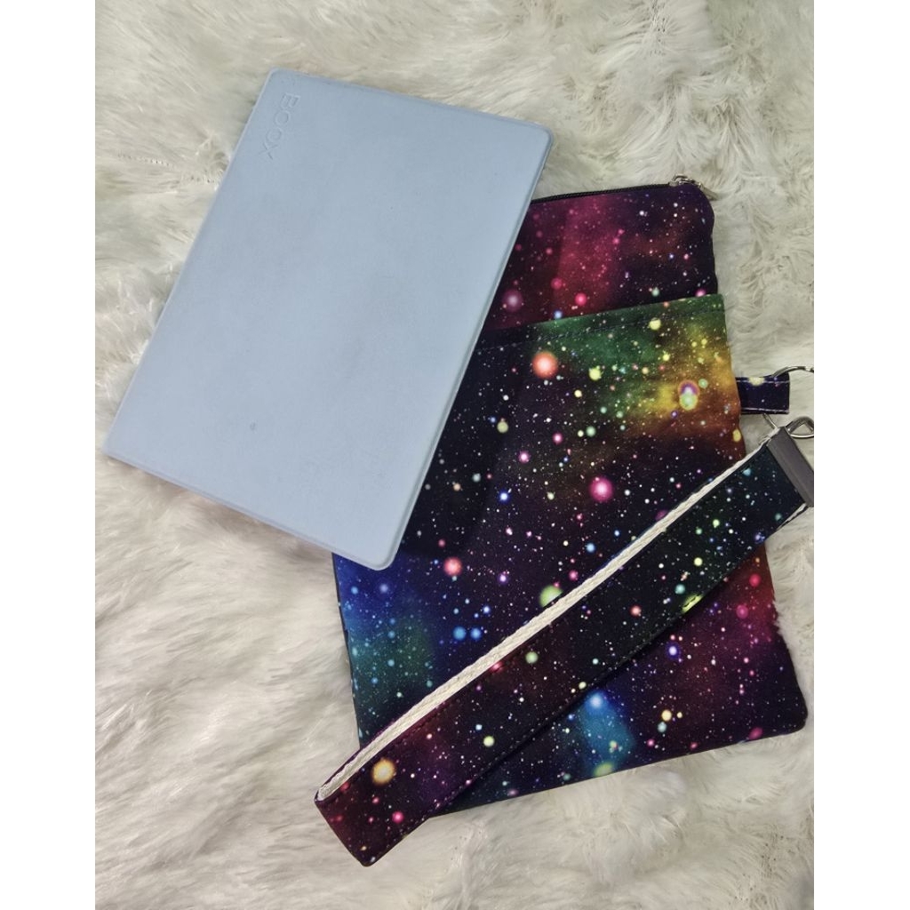 (พร้อมส่ง) ซองซิป e-reader meebook m6 , book poke 5 , boox go 6 , Meebook M6C ใส่พร้อมเคสได้ + สายคล