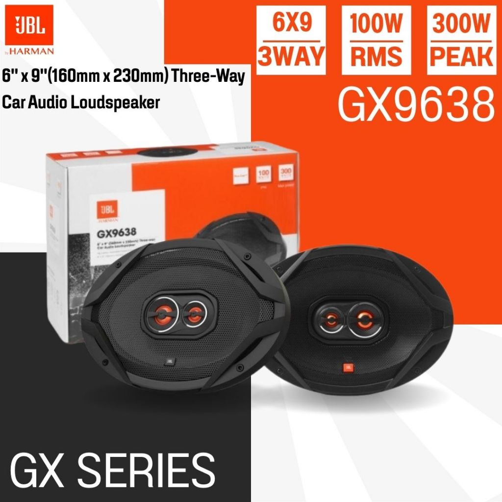 JBL GX-6938 ลำโพง 6X9นิ้ว 3ทาง 210watts เสียงเบสแน่น เสียงกลางแหลมคมชัด เครื่องเสียงติดรถยนต์