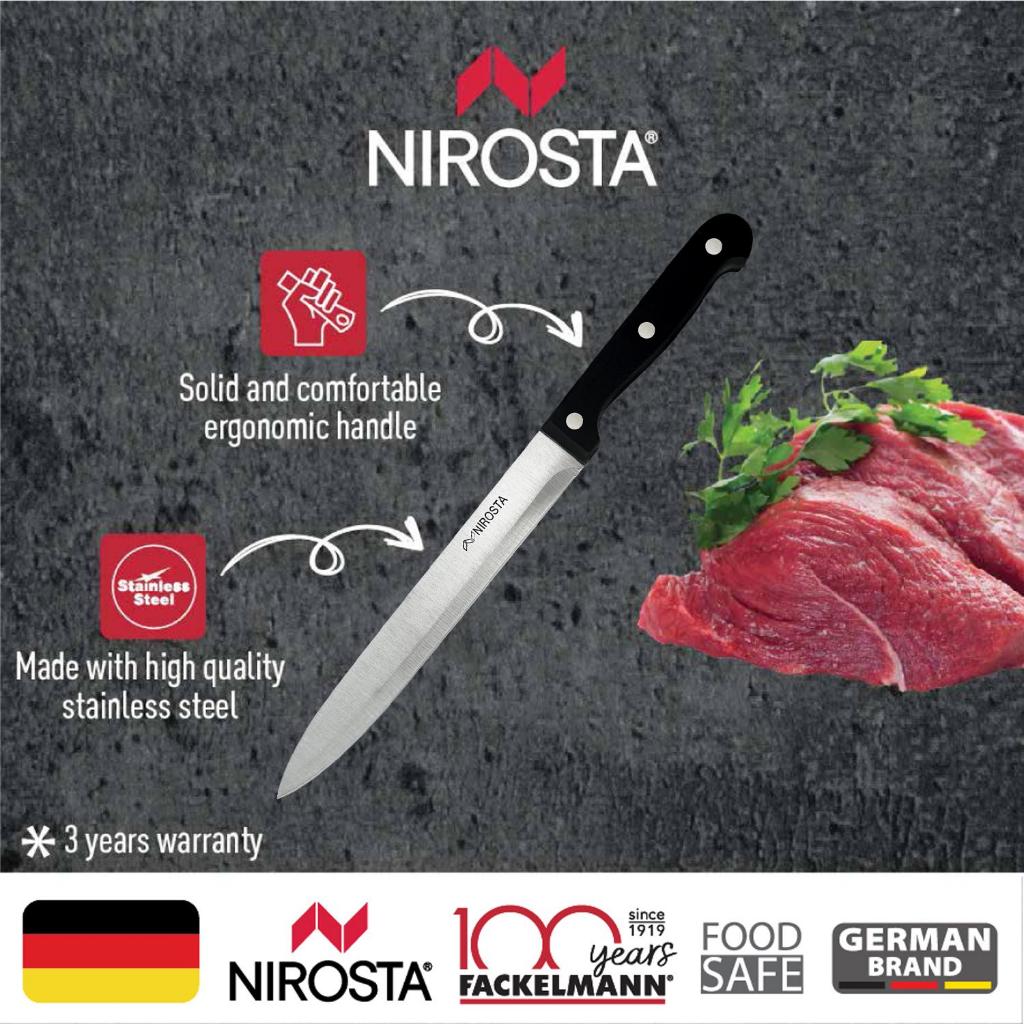 มีดหั่น ด้ามเบกาไลท์ มีดครัว มีดทำครัว CARVING/COLD CUT KNIFE MEGA - CA. 32 CM Barcode 4008033433976