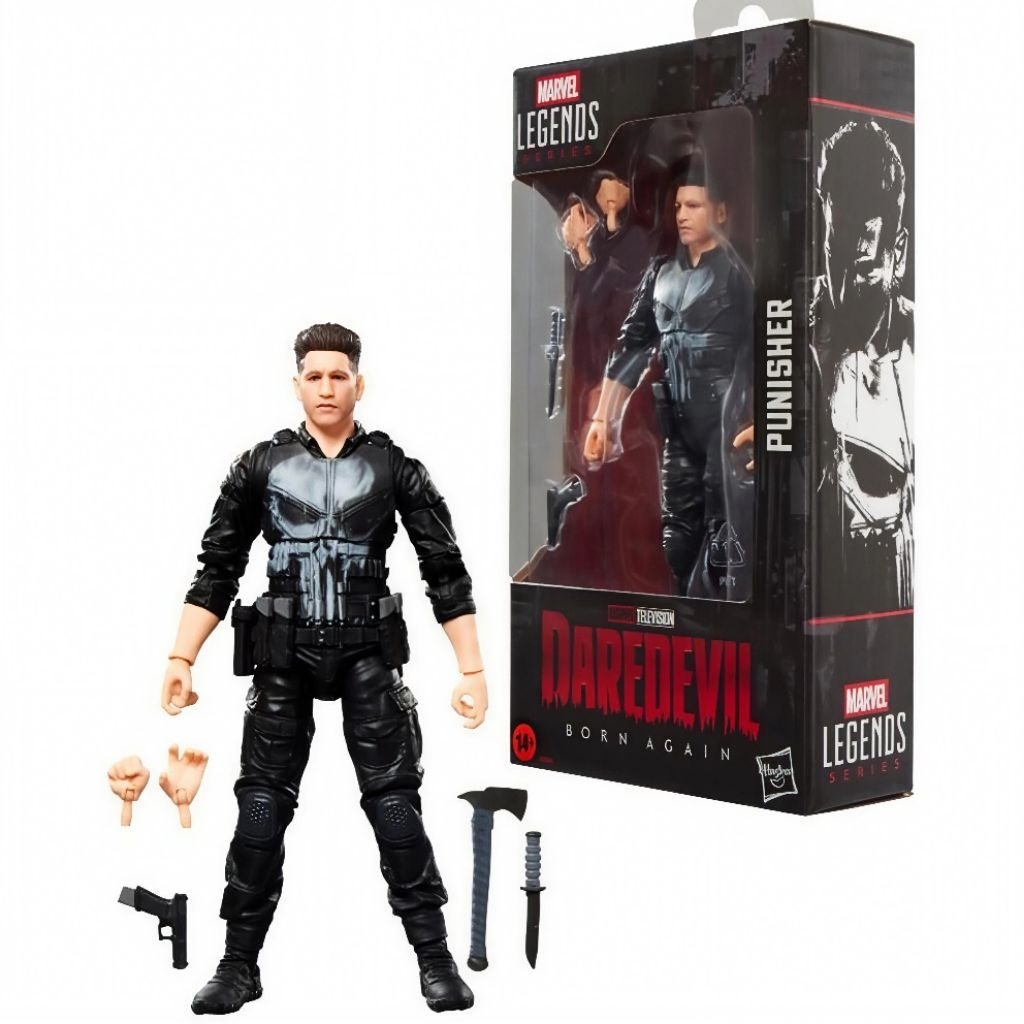 Marvel Legends Punisher ( Daredevil : Born Again ) 6" Action Figure ฟิกเกอร์ สินค้าลิขสิทธิ์แท้