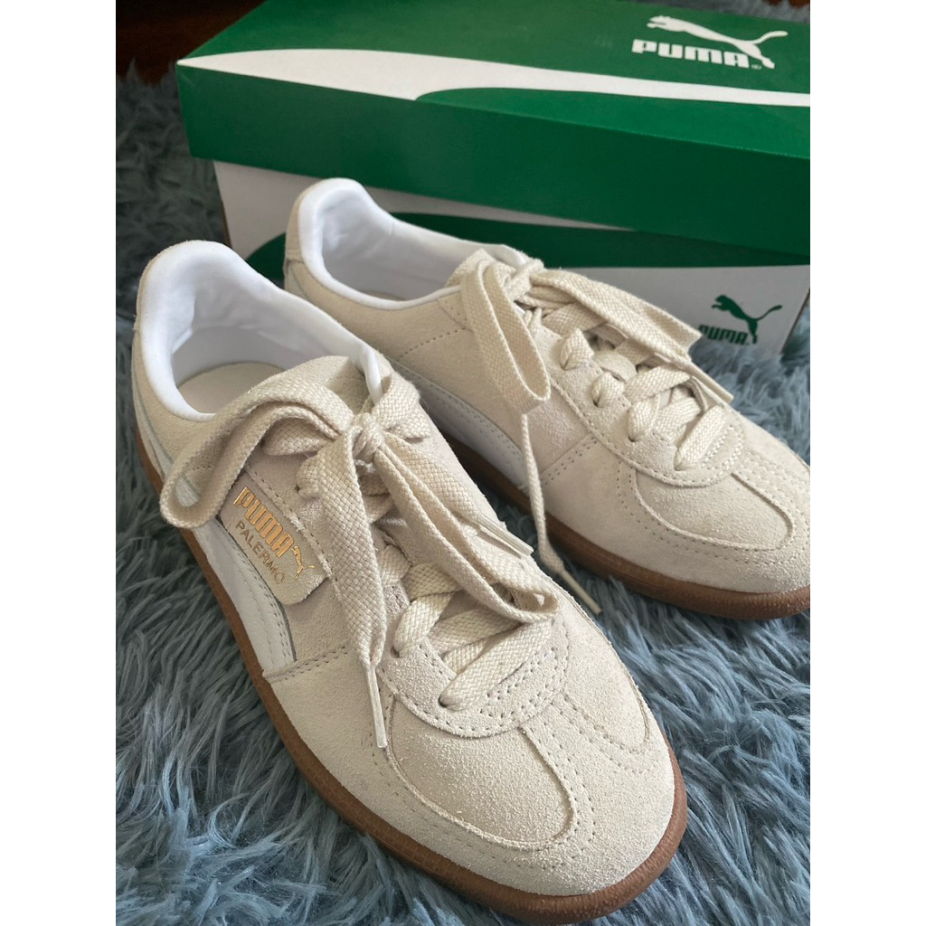 รองเท้า PUMA PUMA PRIME/SELECTรองเท้าผ้าใบ Palermo สีขาว - 39646311