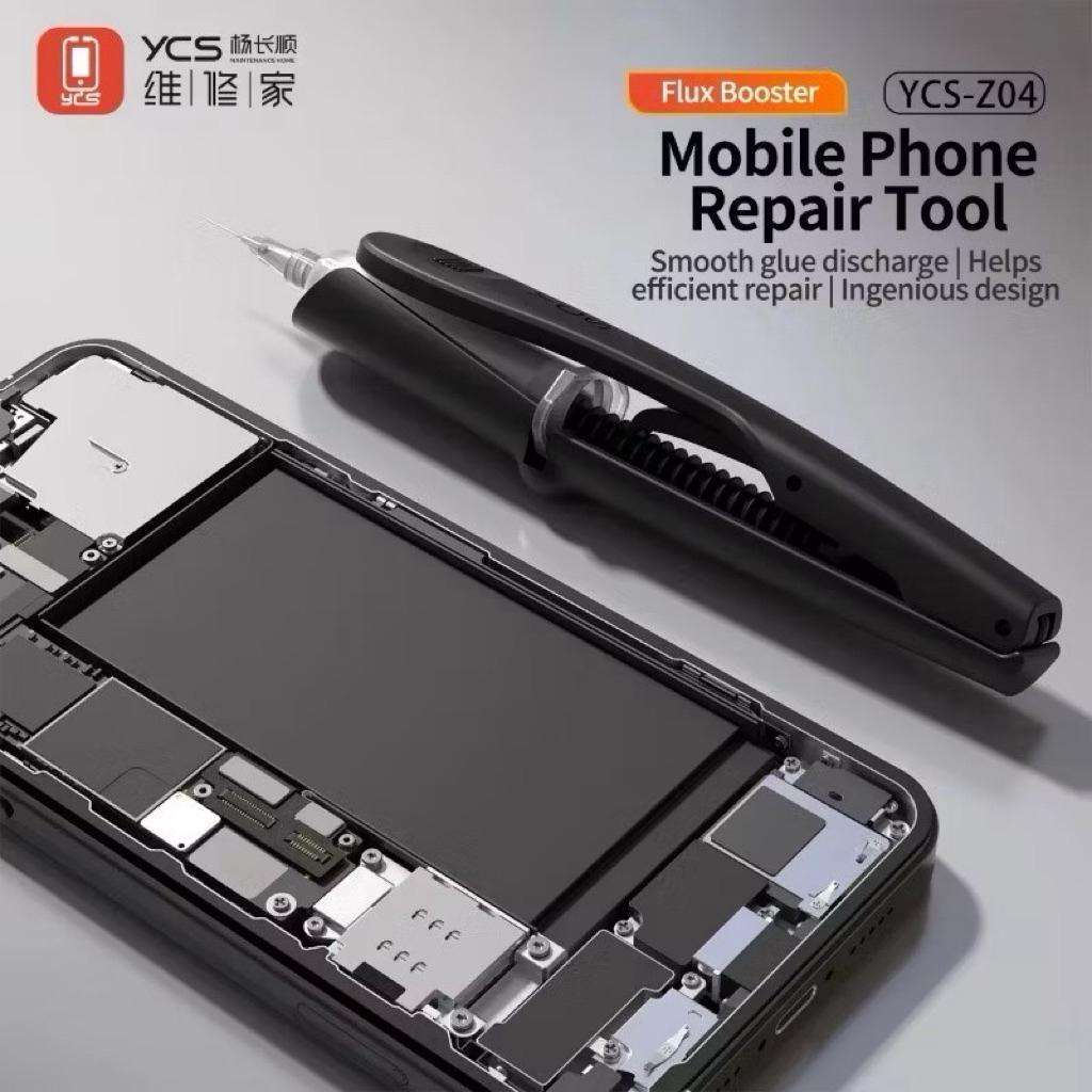 YCS Z04 5CC และ10ccเข็มฉีดยา Solder Oil Booster Push Rod สําหรับโทรศัพท์มือถือเชื่อม PCB BGA ซ่อมน้ํามันสีเขียวน้ํามัน