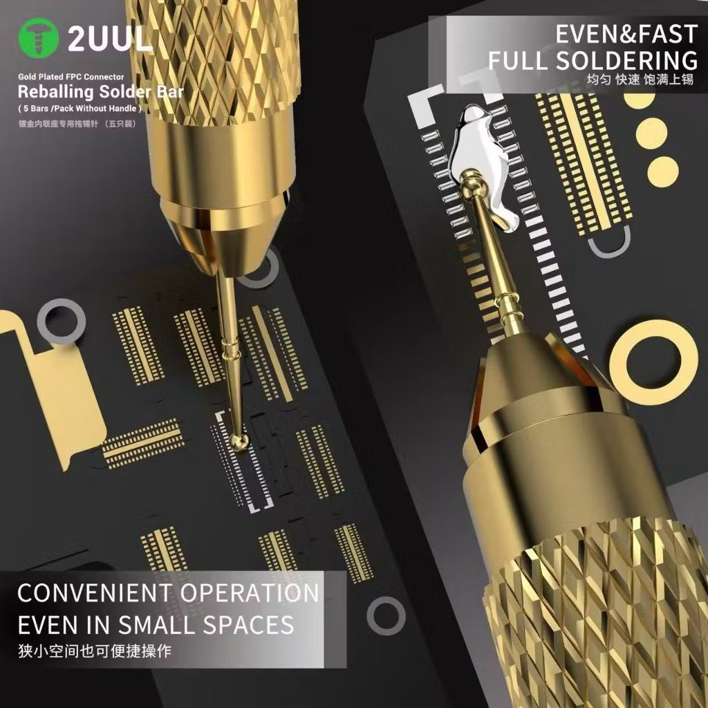 2uul SC96 Gold Plated Tin Draging เข็มหัว FPC Connector รูปที่ 5