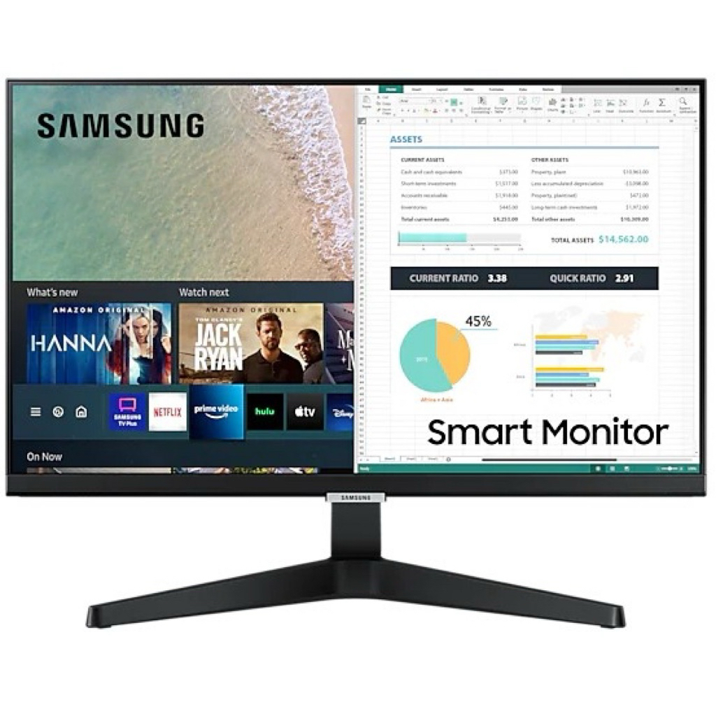 SAMSUNG Smart Monitor 24" LS24AM506NEXXT IPS/60z/14ms/FHD MNL-001557