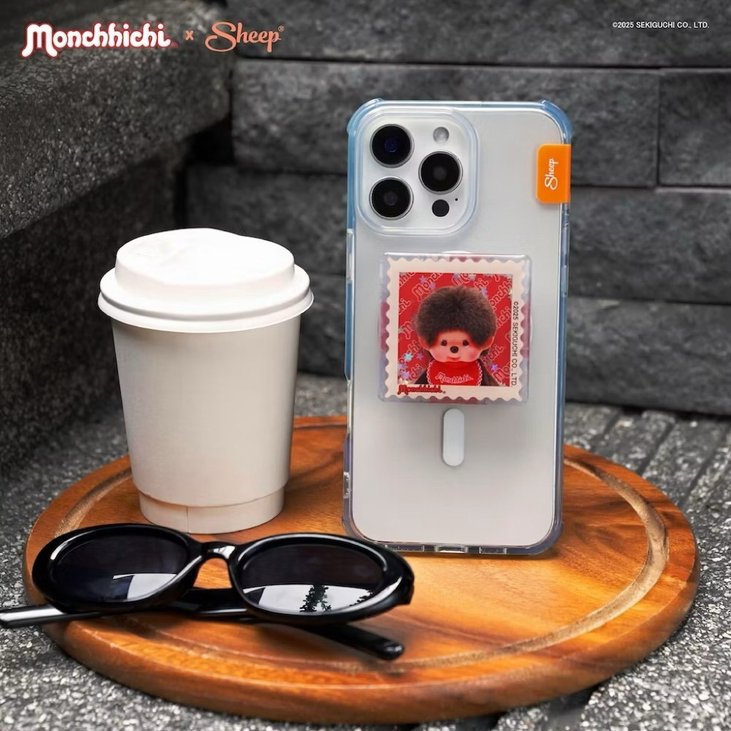 พร้อมส่งจากไทย🇹🇭 [Griptok MS Monchhichi] ของแท้ ที่ติดหลังโทรศัพท์ ม่อนชิชิ/สนู้ปปี้/สติช ใช้กับเคสมีแม่เหล็ก - รูปที่ 2