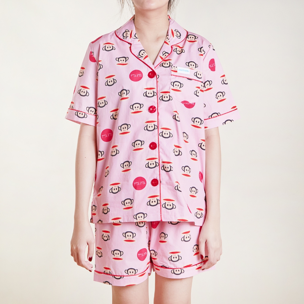PAUL FRANK ชุดนอนกางเกงขาสั้นใส่ได้ทั้งชายและหญิง PLAYFUL CLASSIC JULIUS SHORTS SET