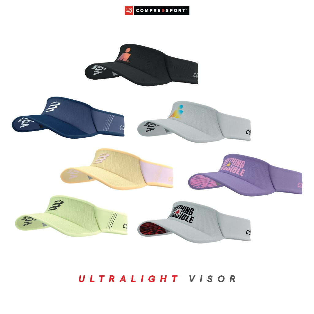 COMPRESSPORT VISOR ULTRALIGHT UNIQ Size | หมวกวิ่งไวเซอร์
