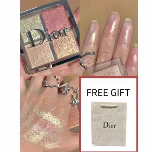 DIOR Backstage Glow Face Palette Authentic Highlighter Powder Palette Radiant Glow Smooth Texture Lu