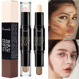 LAMEILA คอนทัวร์ คอนทัวร์สติ๊ก แท่งคอนทัวร์ Contour คอนทัวร์หน้า ไฮไลท์เฉดดิ้งแบบแท่ง กันน้ํา ติดทนนาน
