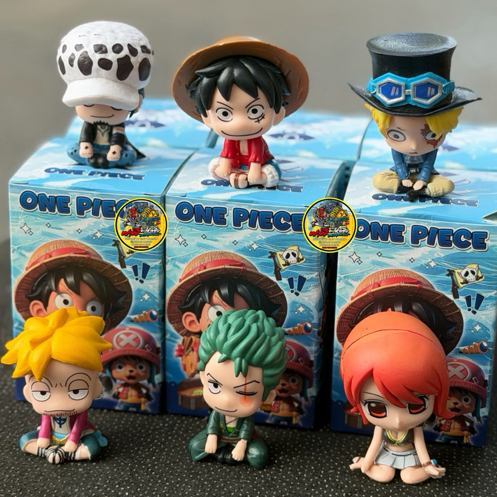 ตุ๊กตาวันพีช จุ่ม3ตัว/4ตัว/1BOX=6ตัว ตุ๊กตากรองอากาศแต่ง GIORNO/LEAD/PCX/แกรนด์ฟีลาโน่และรุ่นอื่นๆที่ใส่กรองใสสวยงาม