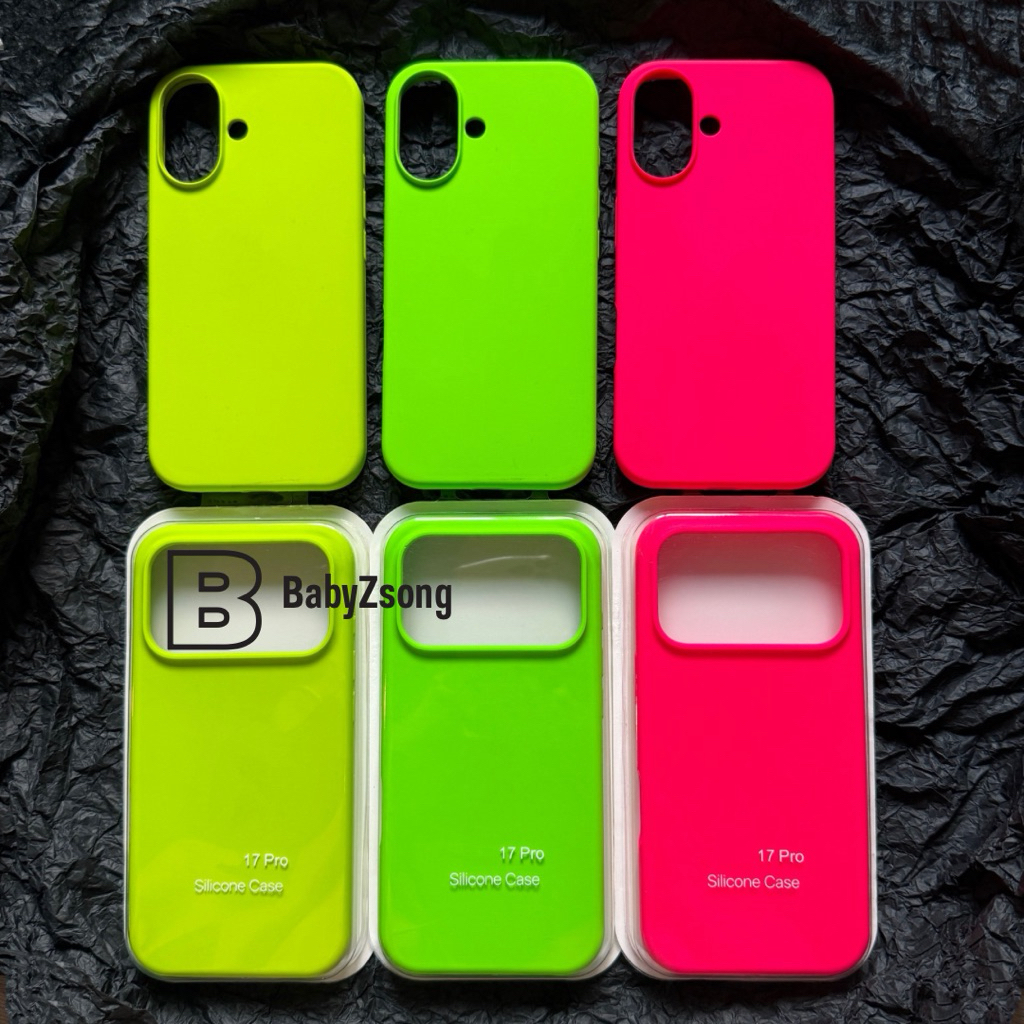 baby-Case Siliconeกำมะหยี่ เคสซิลิโคนสีพื้นกำมะหยี่ เคสสำหรับรุ่นiPhone12-17 17Air 17Pro 17ProMax