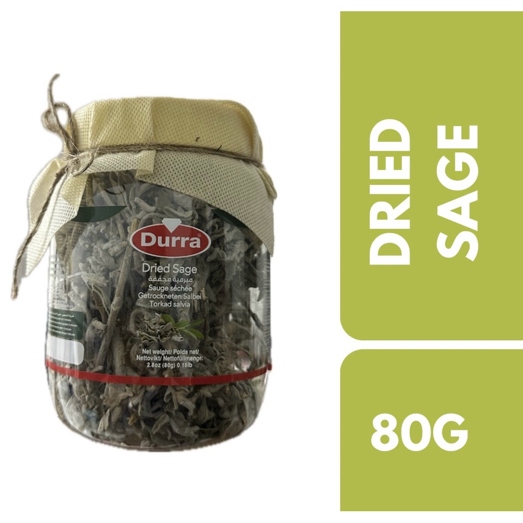 Durra Dried Sage 80g ++ ดูร่า เสจแห้ง 80 กรัม