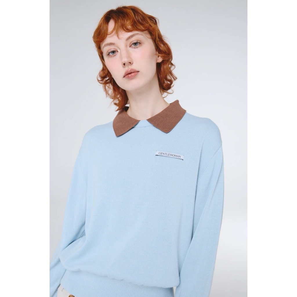 เสื้อไหมพรม GENTLEWOMAN COZY DAY POLO SHIRT แท้ 💯%
