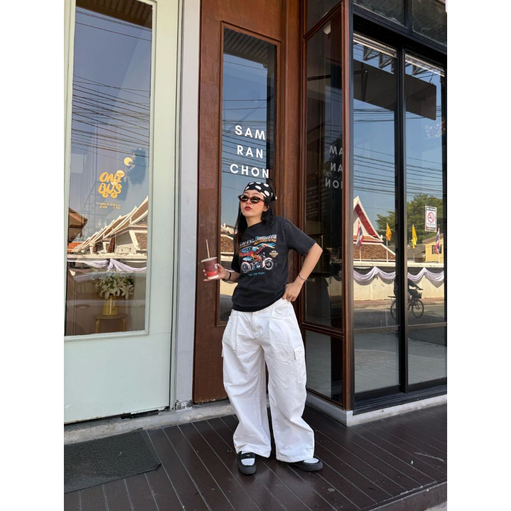 Lazy - C521 - Luca tee  - เสื้อยืดผ้าฟอก เนื้อนุ่ม (พร้อมส่ง)