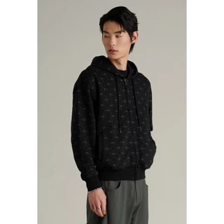 Mc JEANS (แม็คยีนส์) online exclusive เสื้อกันหนาว Unisex เสื้อกันหนาวมีฮู้ดทรงเรกูลาร์ Regular Fit Hoodie MJHZ269