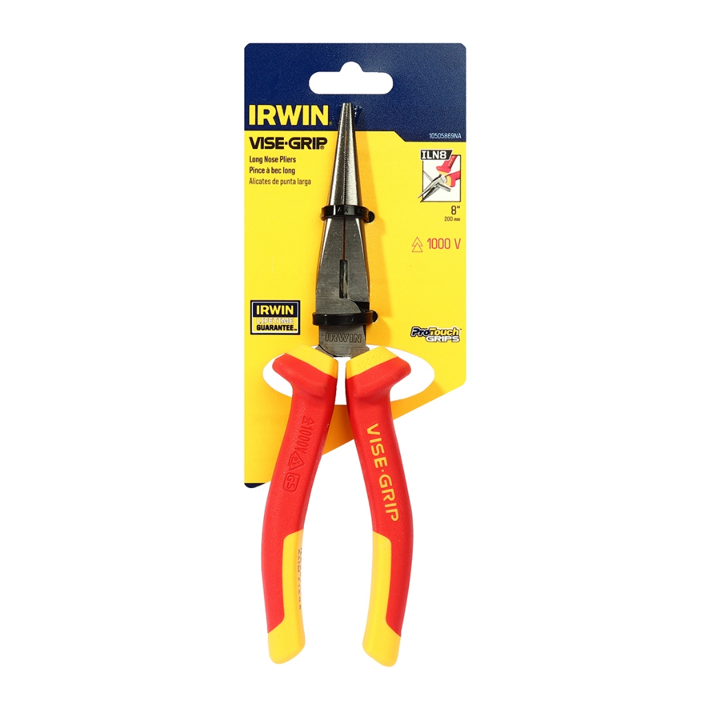 IRWIN คีมปากแหลม VISE GRIP หุ้มฉนวน 8 นิ้ว : 10505869
