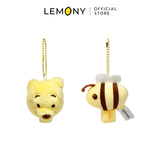 LEMONY พวงกุญแจพูห์ พร้อมเมจิกเทป ขนาด 5.5 ซม. (2 ชิ้น) Disn…
