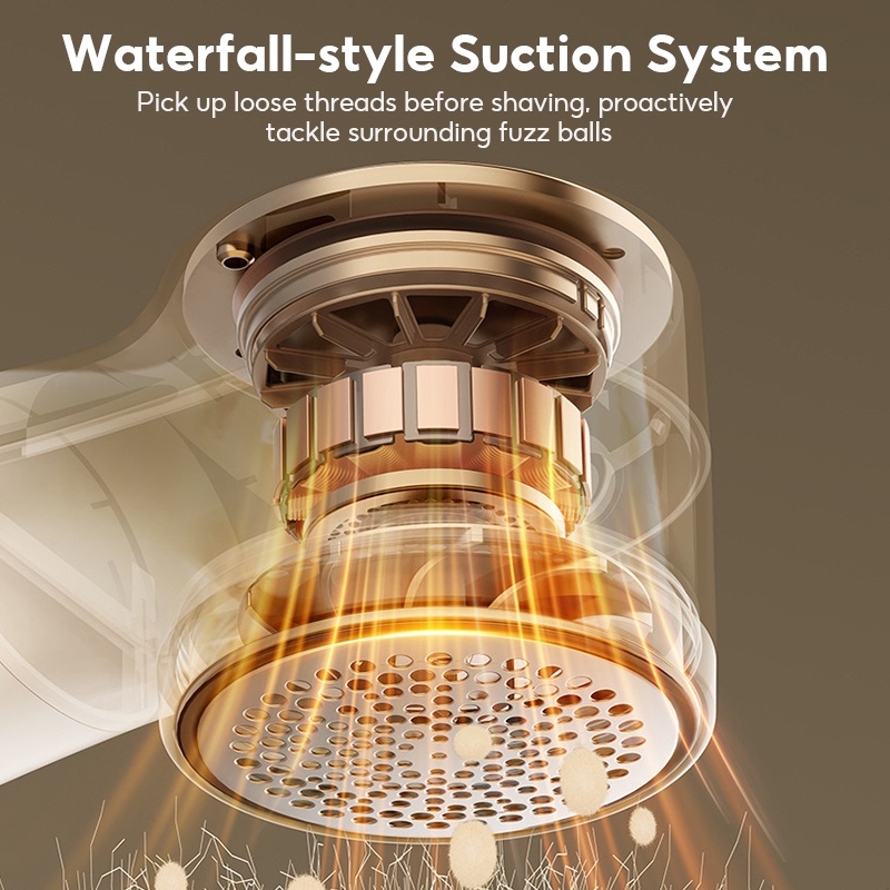 MeeGoo เครื่องตัดขุยผ้า Lint Remover จอแสดงผล LED  ที่ตัดขุยผ้า 1200mAh ชาร์จType-C ไร้สาย - รูปที่ 3