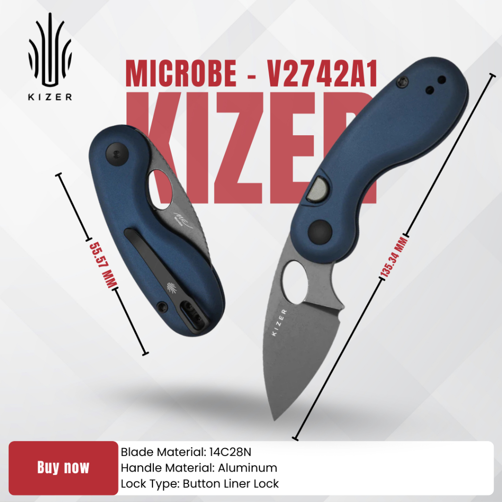 อุปกรณ์เดินป่า Kizer Microbe | 14C28N | Aluminum | V2742A1 ของแท้-ส่งไว
