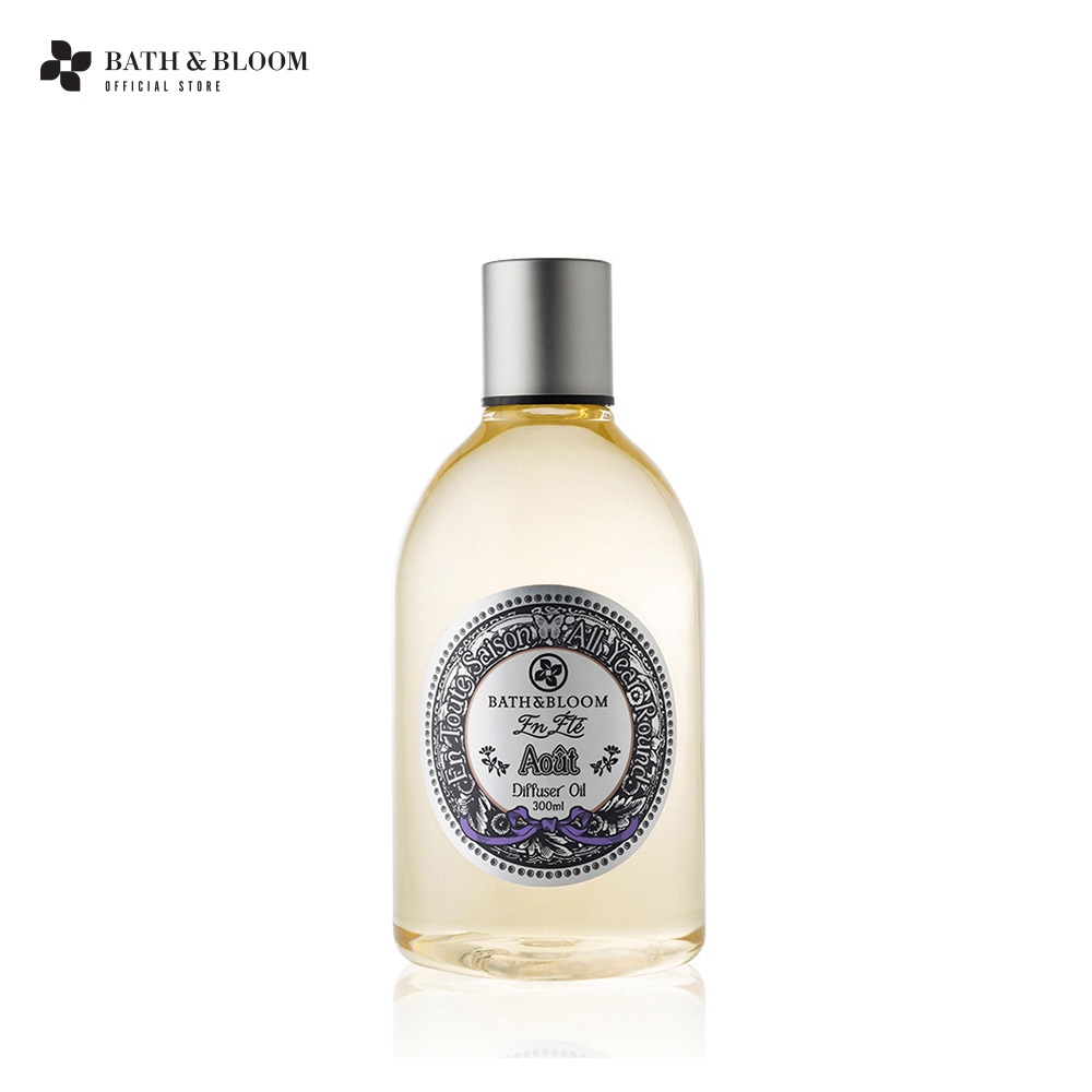 BATH & BLOOM August Diffuser Oil 300ml น้ำมันหอมระเหยปรับอากาศ กลิ่นดอกลาเวนเดอร์ ช่วยให้ผ่อนคลาย