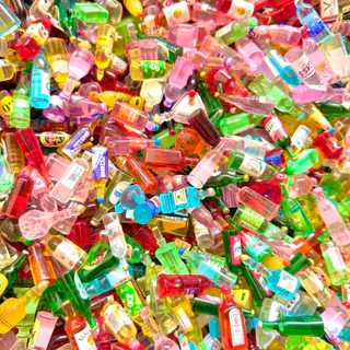 เรซิ่นขวดเครื่องดื่มจิ๋ว DIY คละแบบ (ไม่เรืองแสง)