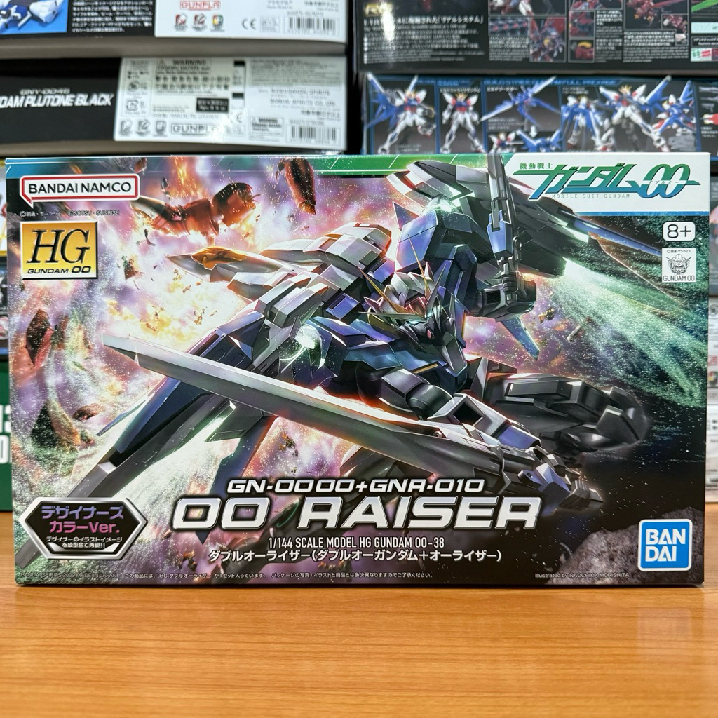 {พร้อมส่งมีแบบด่วน}BANDAI HG00 1/144 OO RAISER (DESIGN COLOR VER.)