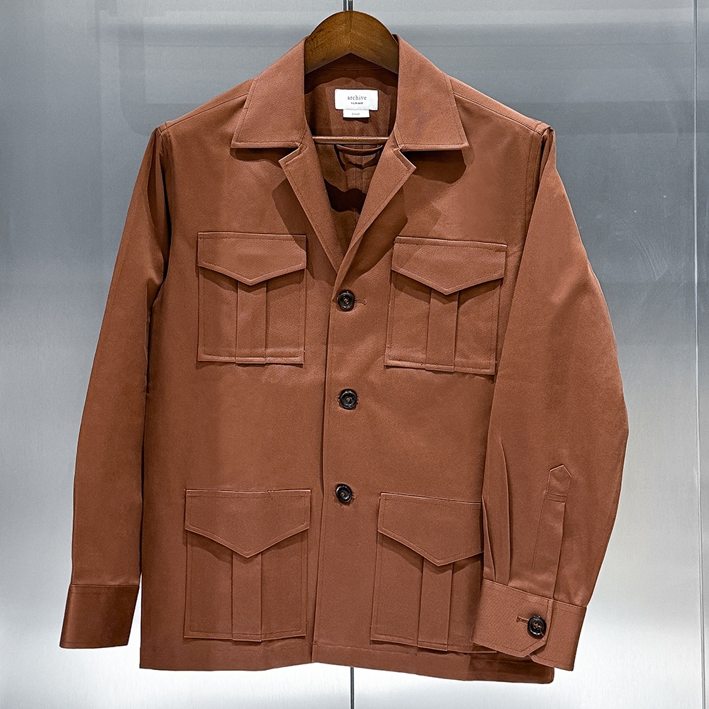 Archive Safari Jacket II (DARK BRICK)