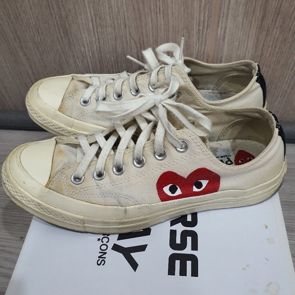 Converse Comme Play ไซส์ 39 (6uk) สภาพใช้งาน