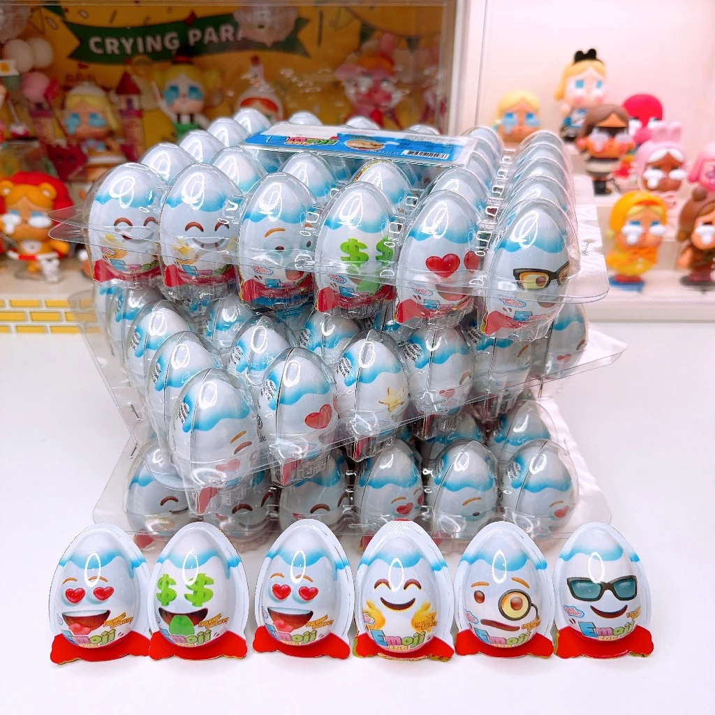 ช็อกโกแลตไข่อีโมจิ มีทั้งขนมและของเล่น 1 กล่อง 30 ชิ้น